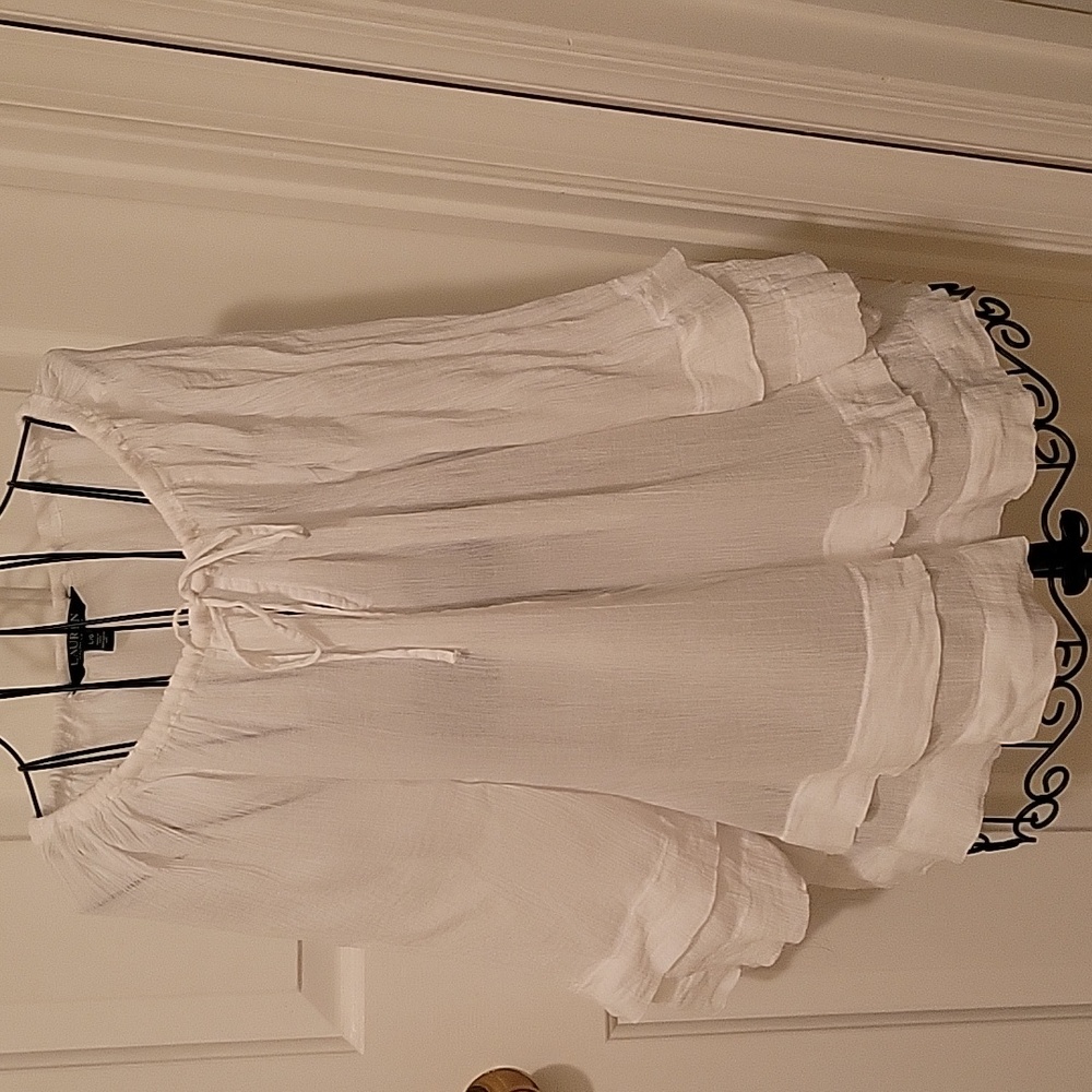 Ralph Lauren Blouson Sleeve Top Large